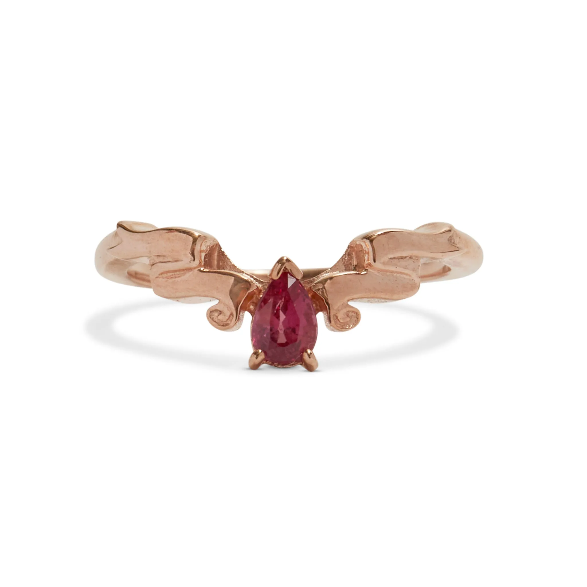 Veiled Ruby Ring Pieces of Eight