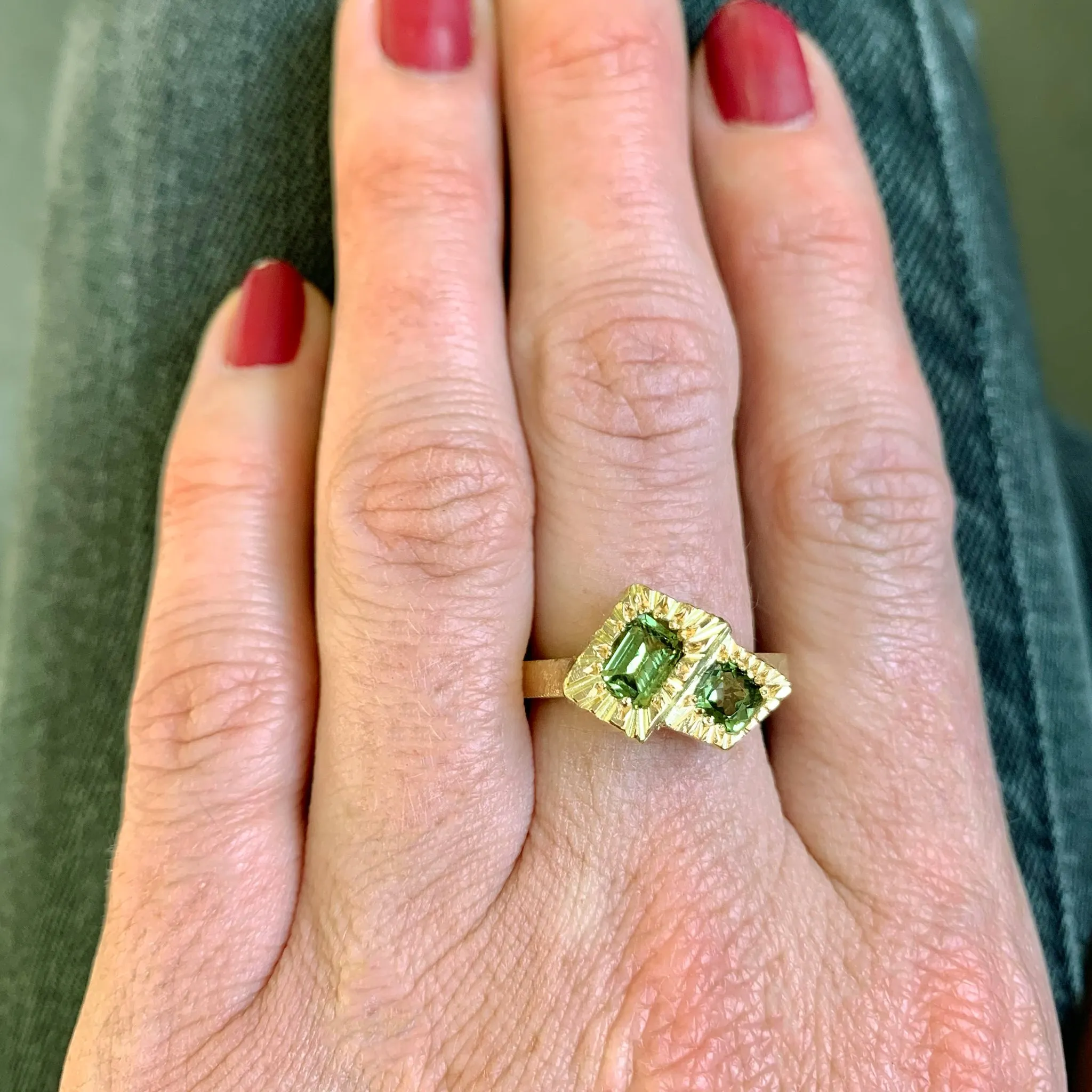 Verdant Duo Ring Pieces of Eight