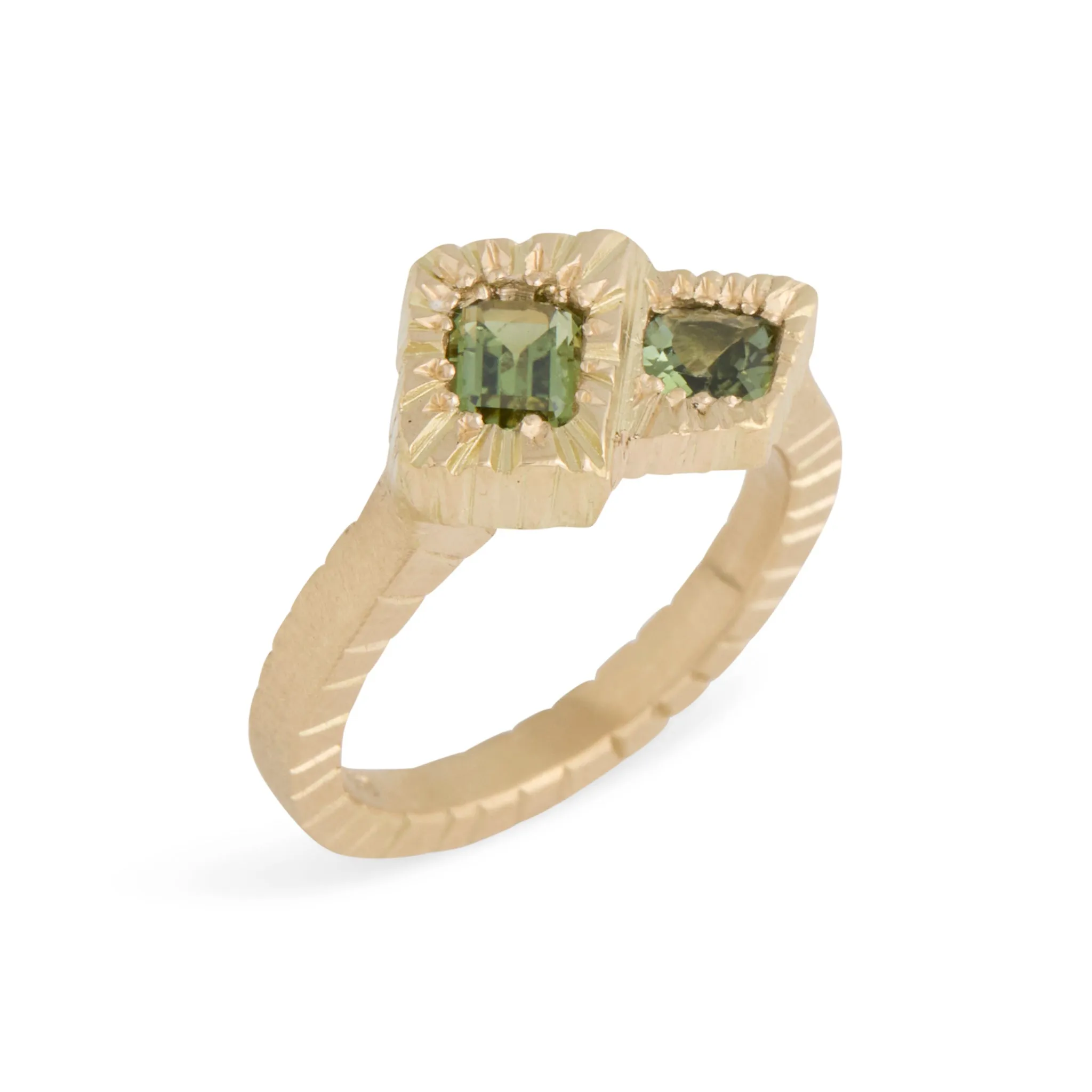 Verdant Duo Ring Pieces of Eight