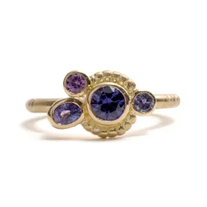 Violet Field Horizon Ring Pieces of Eight