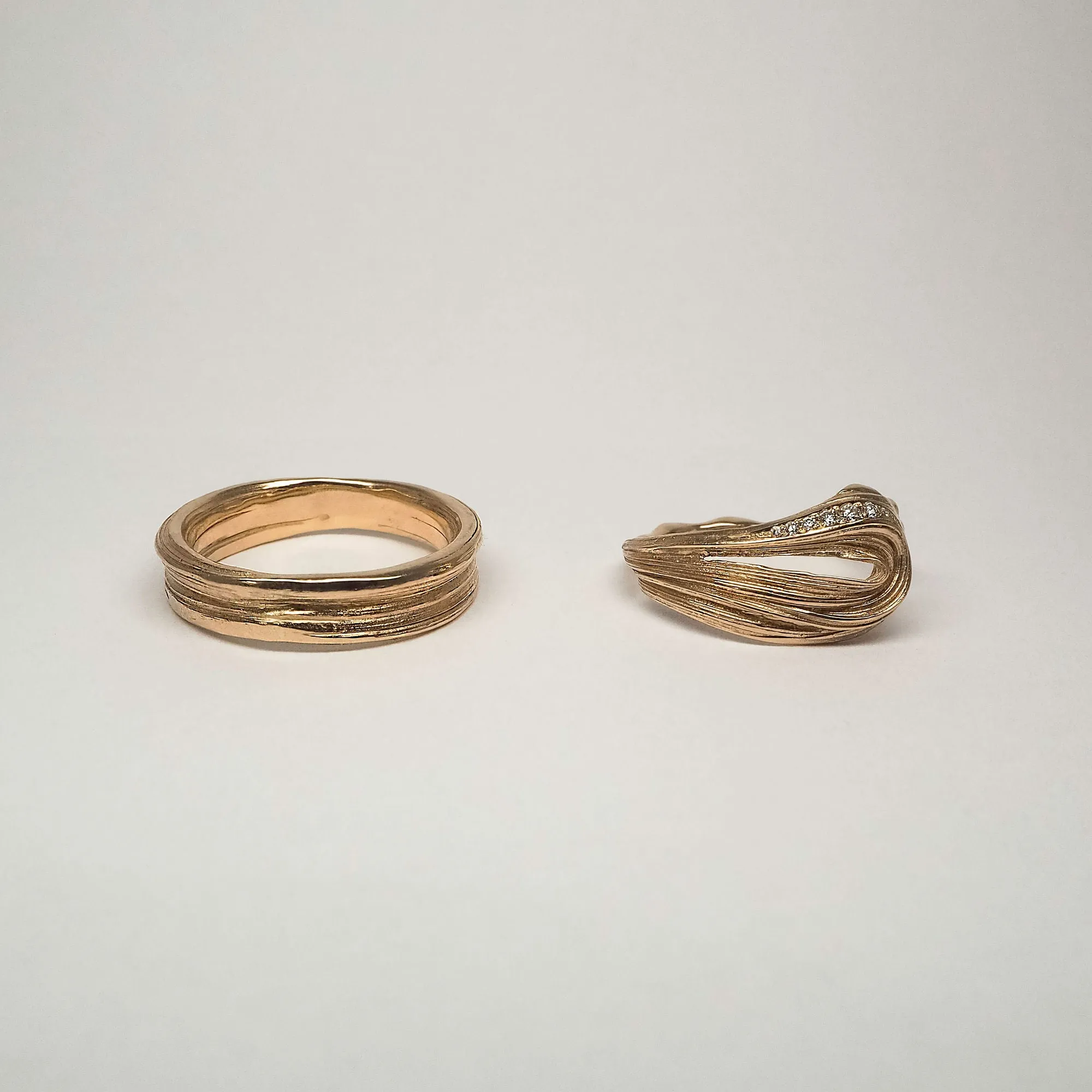 Wedding band lll 14K Gold Ring