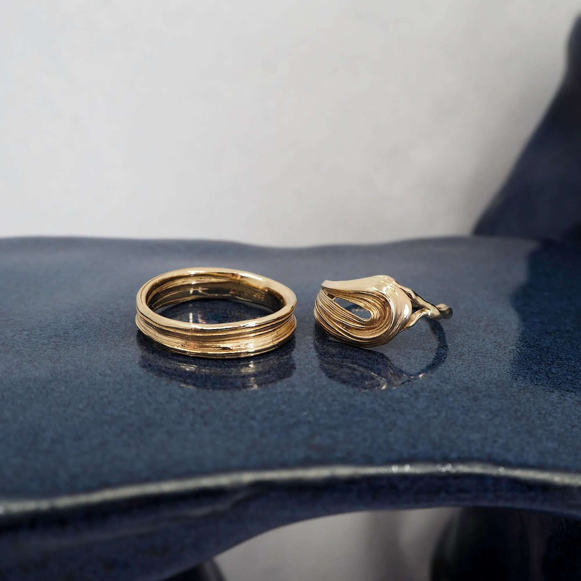 Wedding band lll 14K Gold Ring
