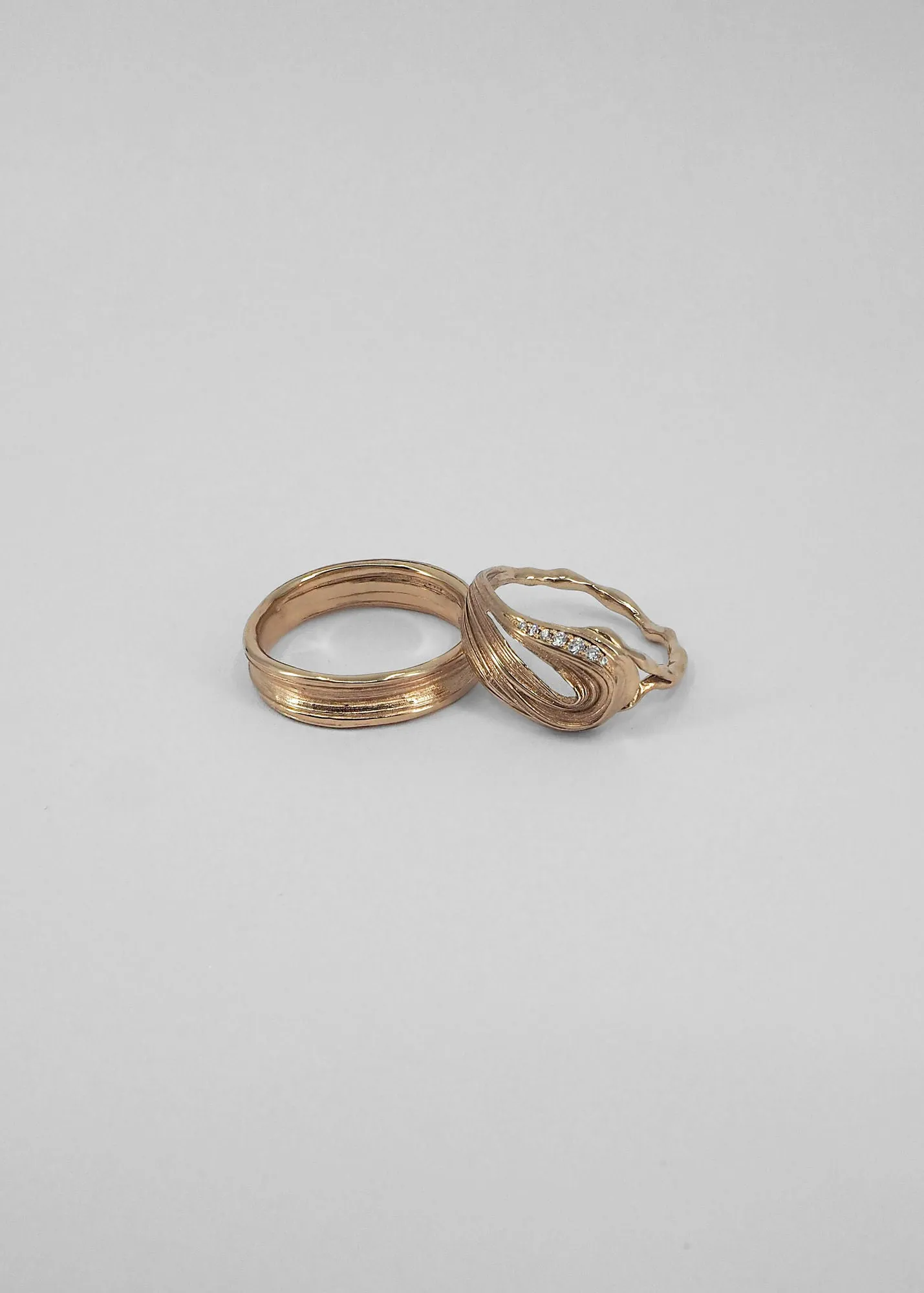 Wedding band lll 14K Gold Ring