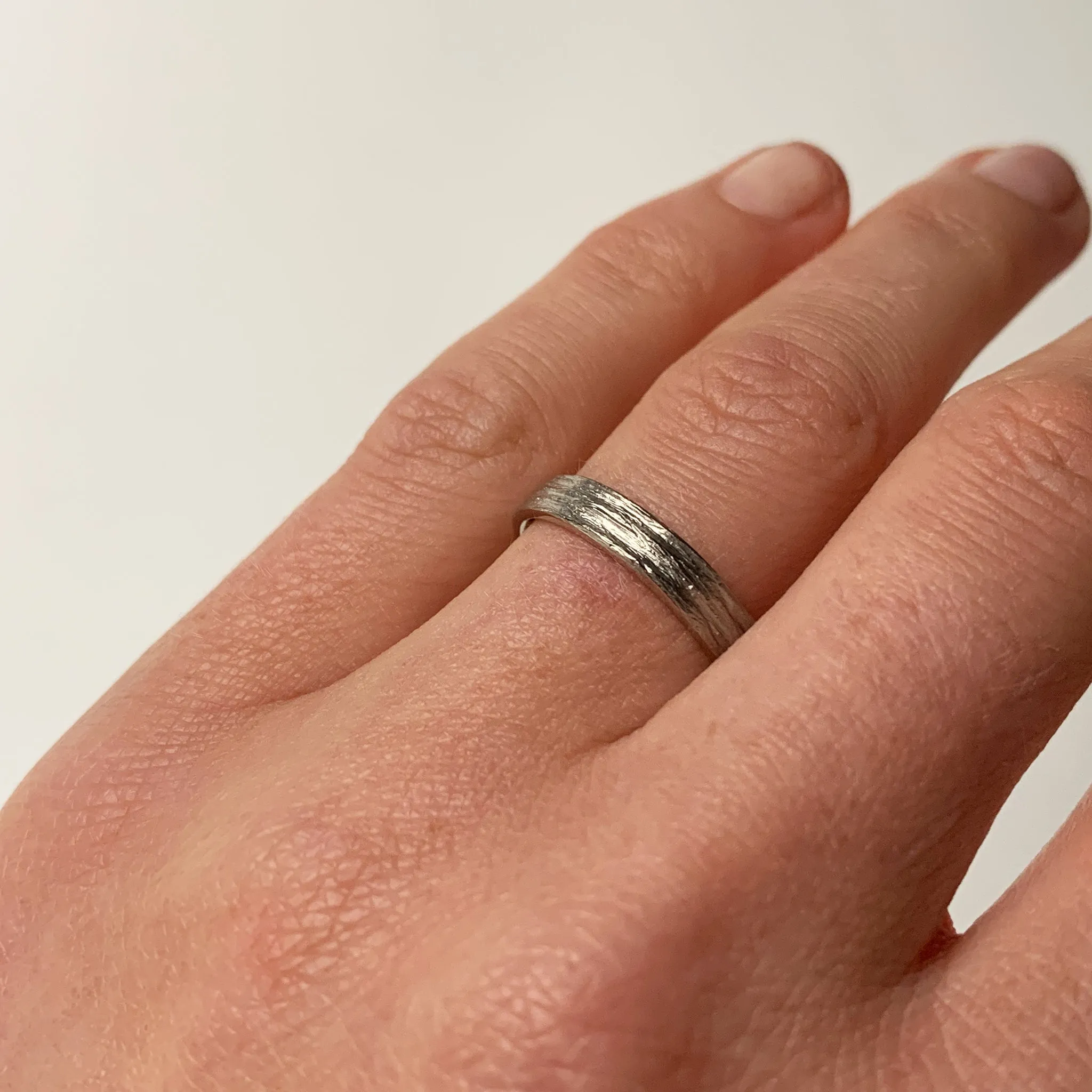 White Gold Stone Love Ring Pieces of Eight