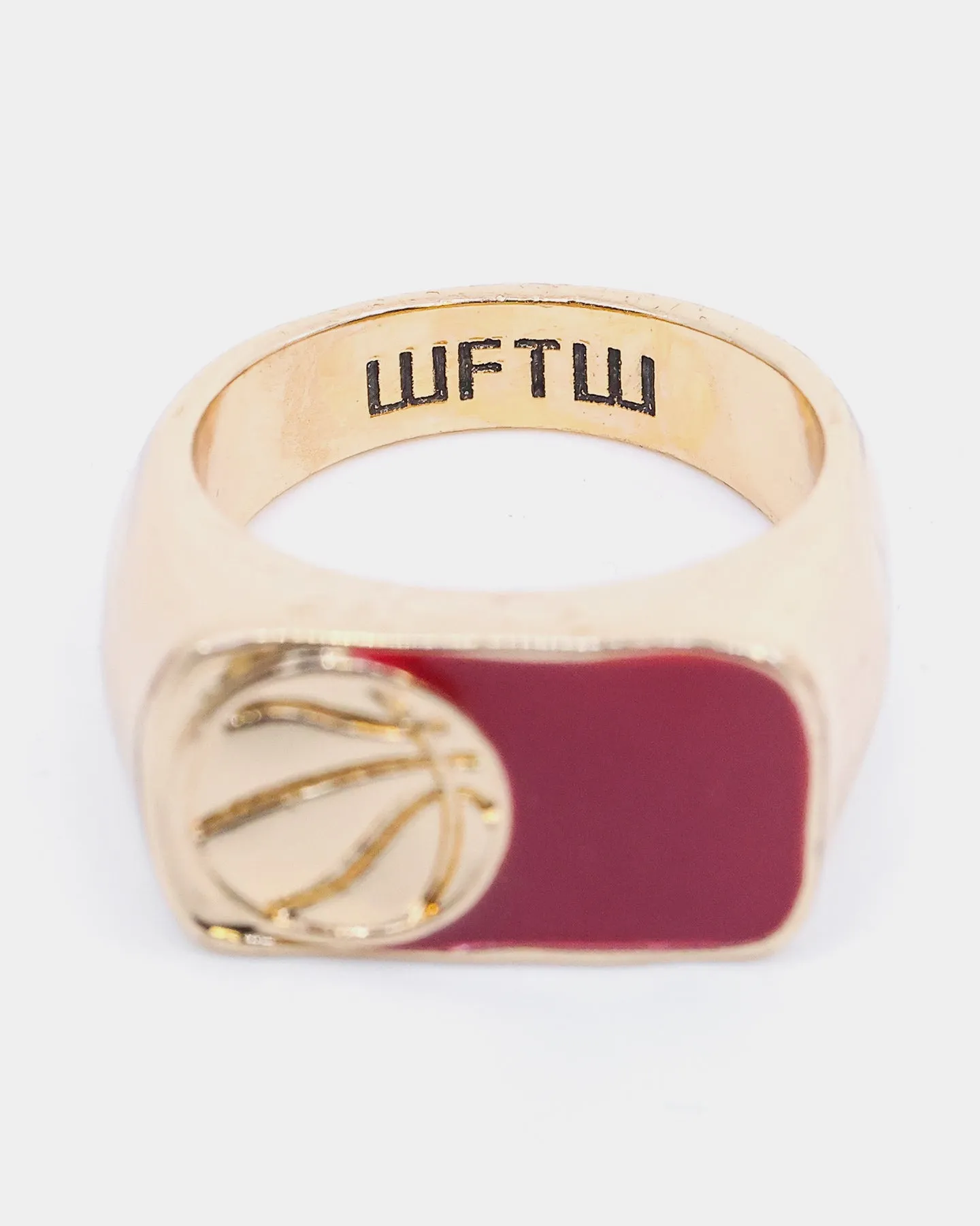Wild For The Weekend Baller Basketball Ring (Medium) Gold