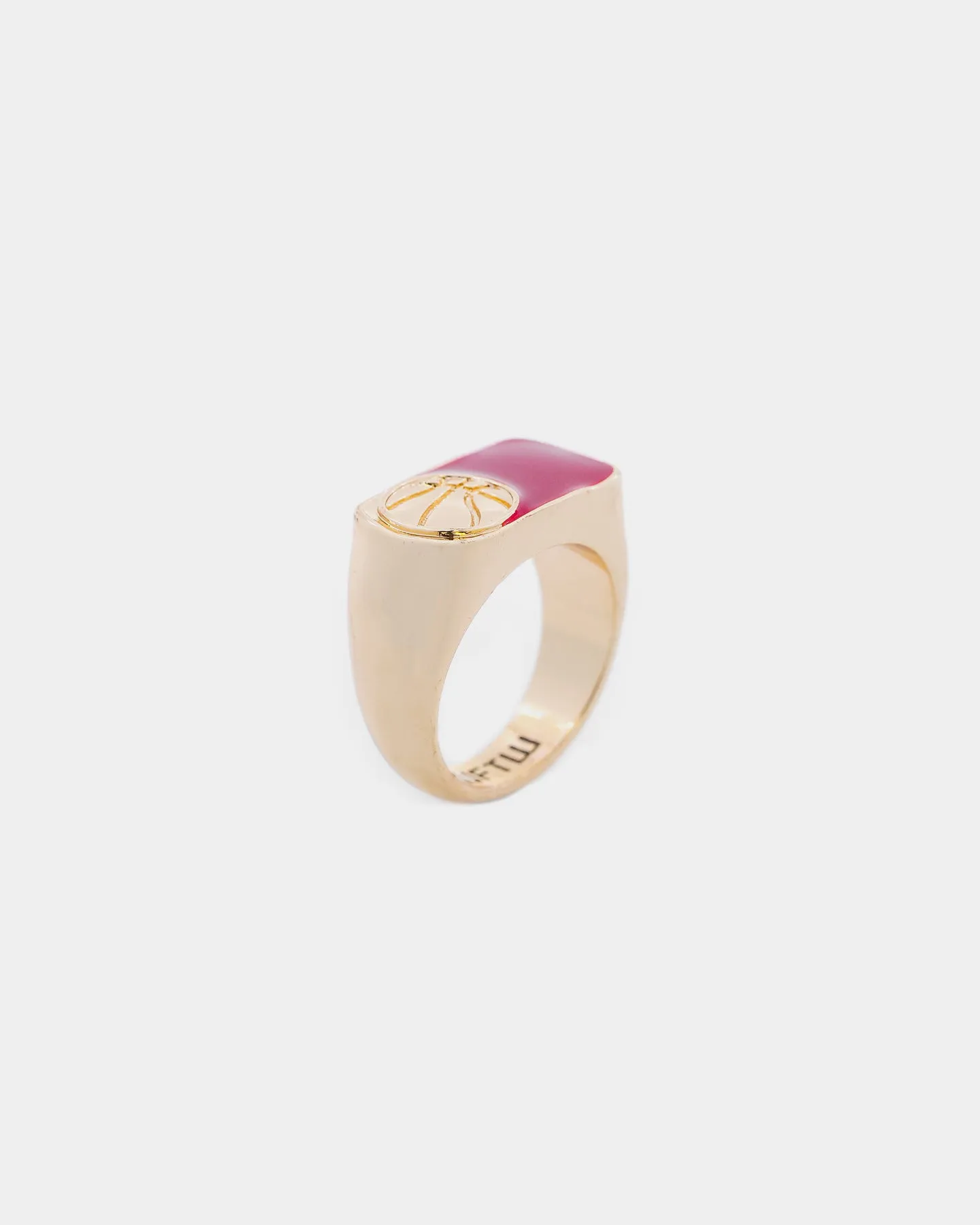 Wild For The Weekend Baller Basketball Ring (Medium) Gold