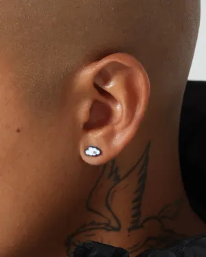 Wild For The Weekend Cloud Enamel Studs Blue