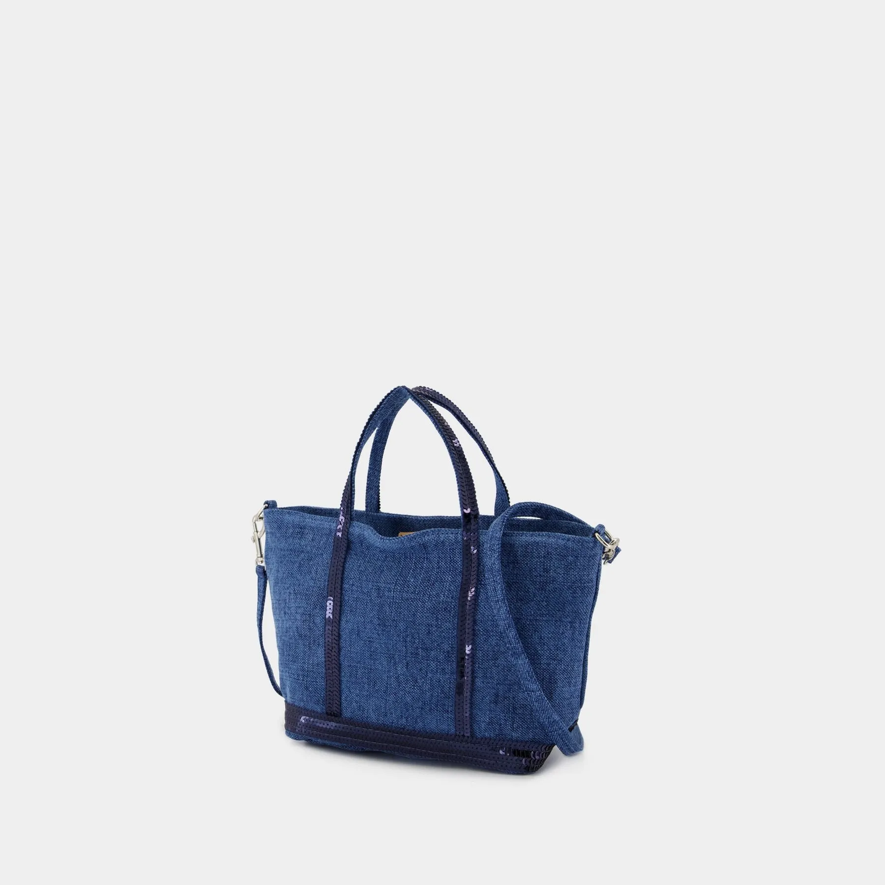 Xs Shoulder Bag - Vanessa Bruno - Linen - Blue
