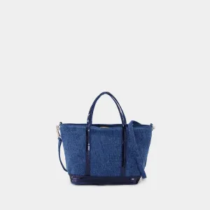 Xs Shoulder Bag - Vanessa Bruno - Linen - Blue