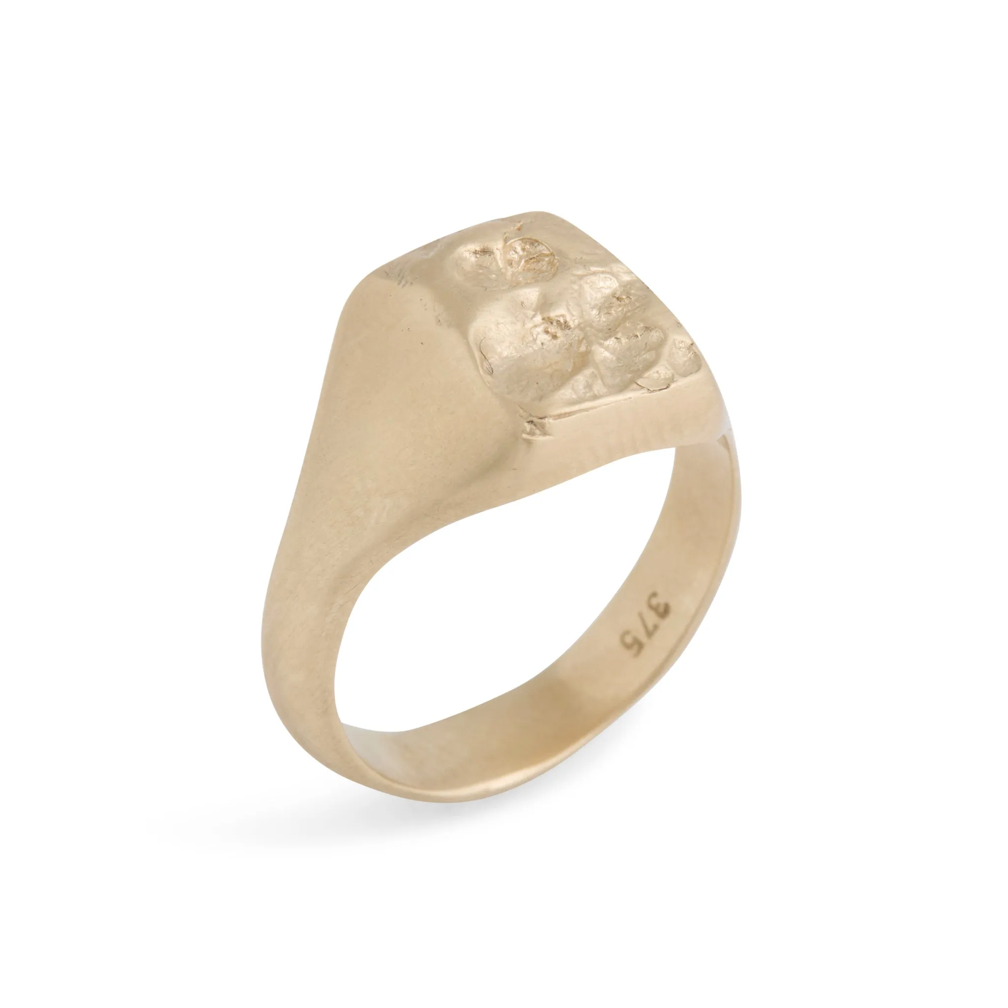 Yellow Gold On The Surface Ring Pieces of Eight