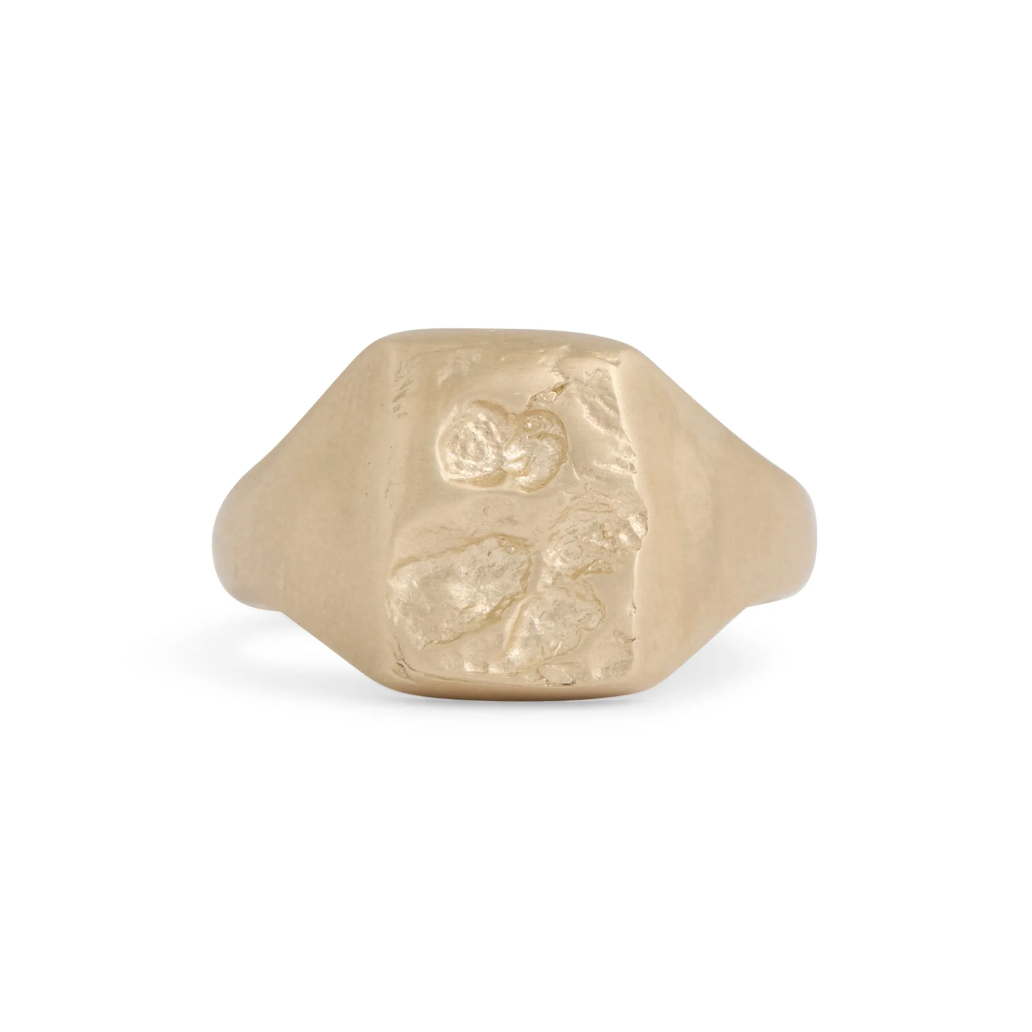 Yellow Gold On The Surface Ring Pieces of Eight