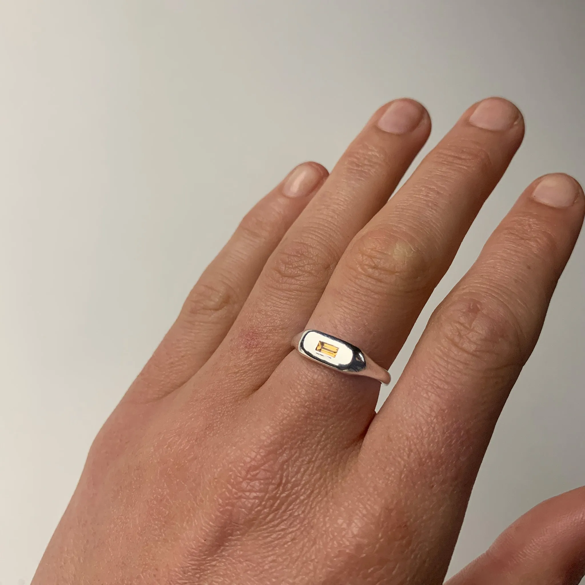 Yellow Pill Ring Pieces of Eight