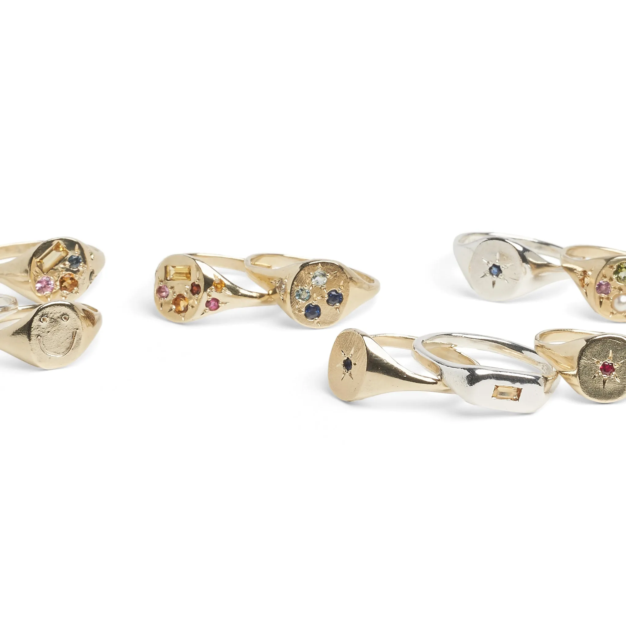 Yellow Pill Ring Pieces of Eight